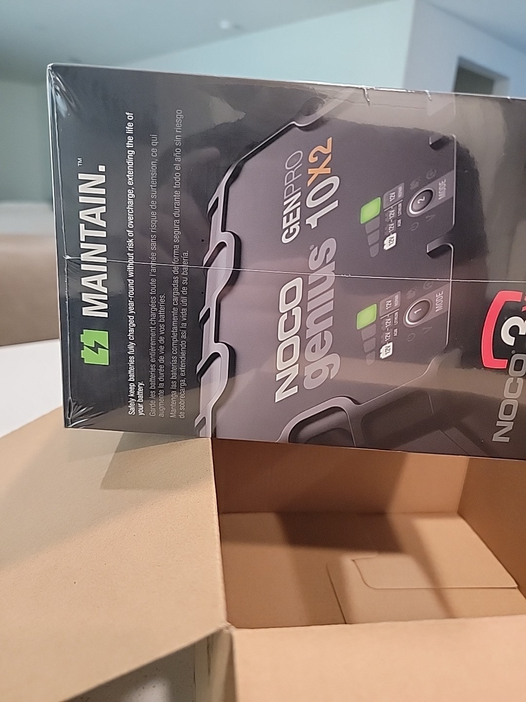 NOCO GENPRO10X2 12V 2-Bank 20-Amp On-Board Battery Charger