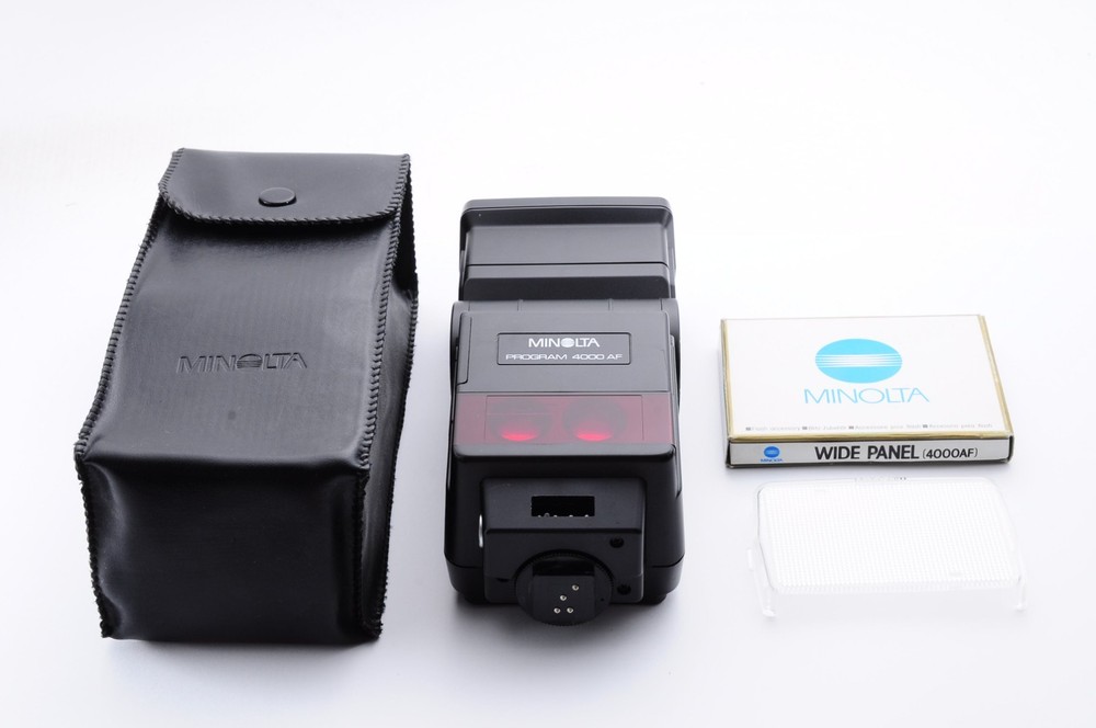 Minolta Program 4000 AF Near Mint Shoe Mount Flash Z0932