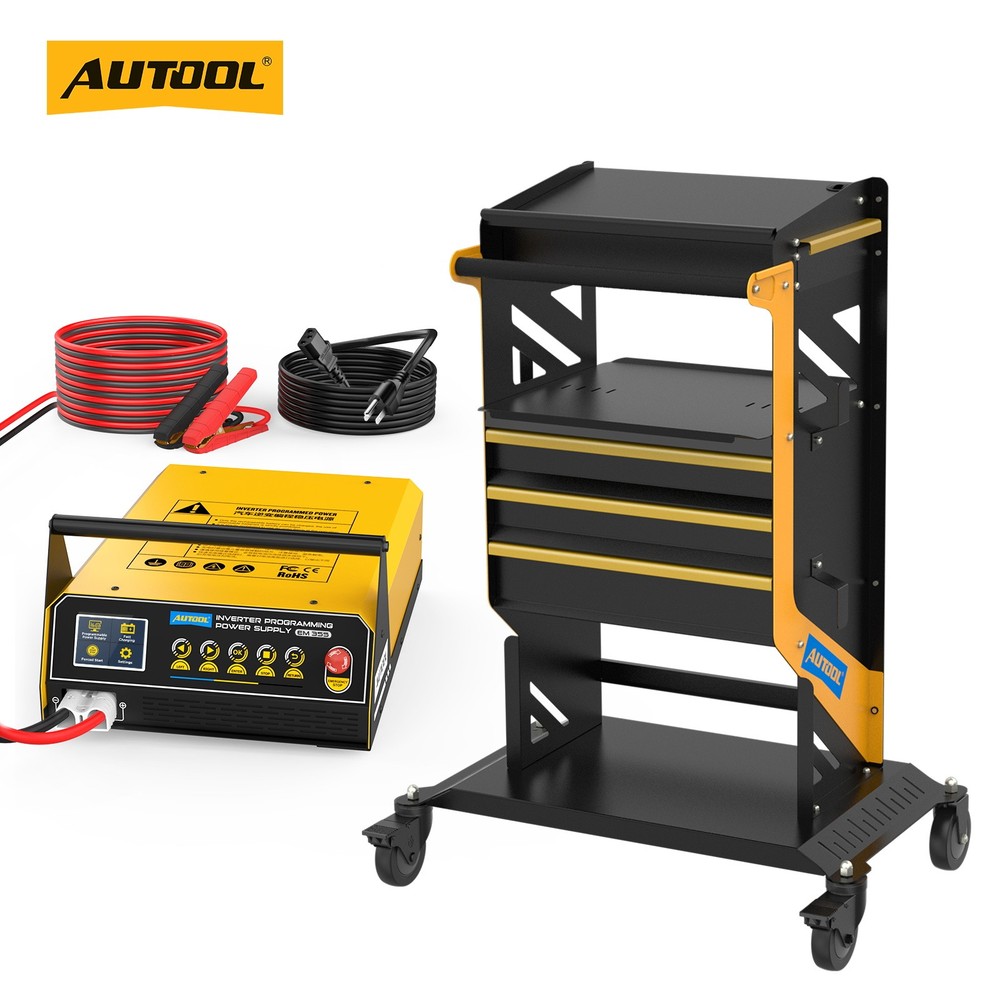 Reprogramming Power Supply Adjustable Battery Charger Trolley Cart Rolling Tool