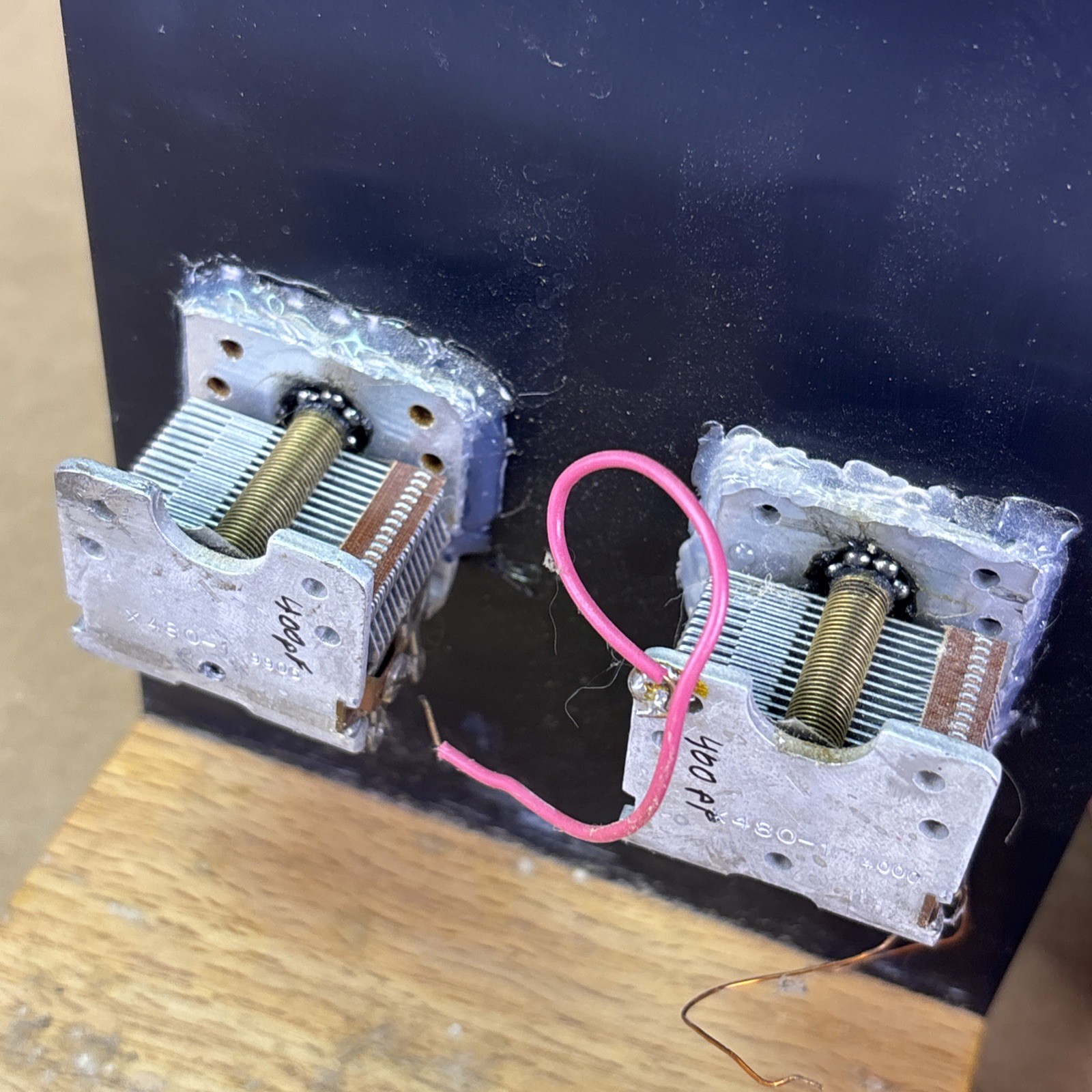 VTG High End Handbuilt Tuner/Crystal Radio Circuit 400pF Vcaps Ham Radio DIY