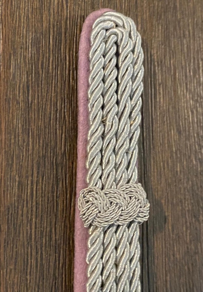 WW2 GERMAN AIR RAID WARNING SERVICE SHOULDER BOARD RLB (Luftschutz) Mint