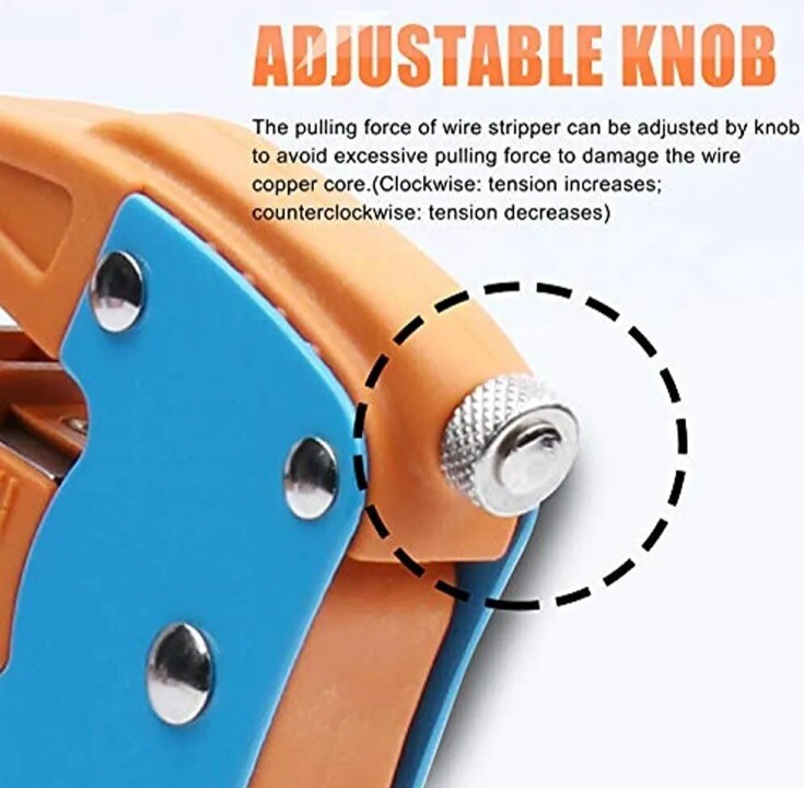 Knoweasy Automatic Wire Stripper And Cutter, Heavy Duty Stripping Tool New (B6)