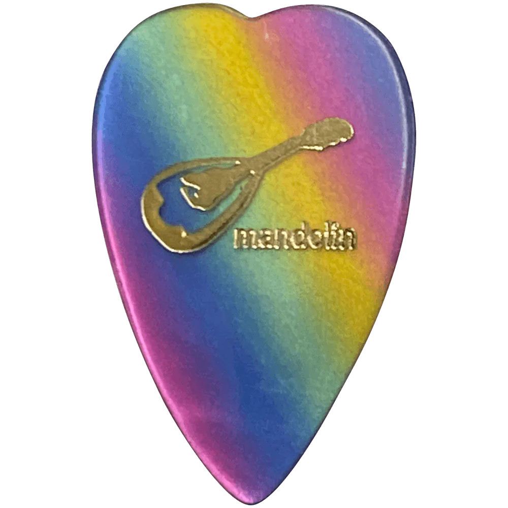 Pickboy PBMRAP Rainbow Cellulose Mandolin Picks, .75mm, 10-pack