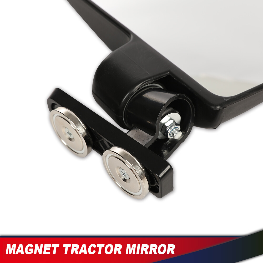 Pair 228lb Rated Magnetic Mirror Tractor View Mirrors For Kubota John Deere 2PCS