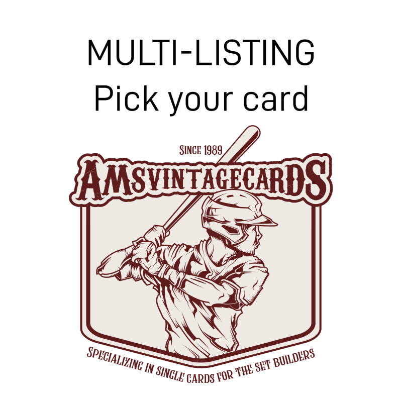 1961 Post Cereal Baseball - Complete your set - Pick your card