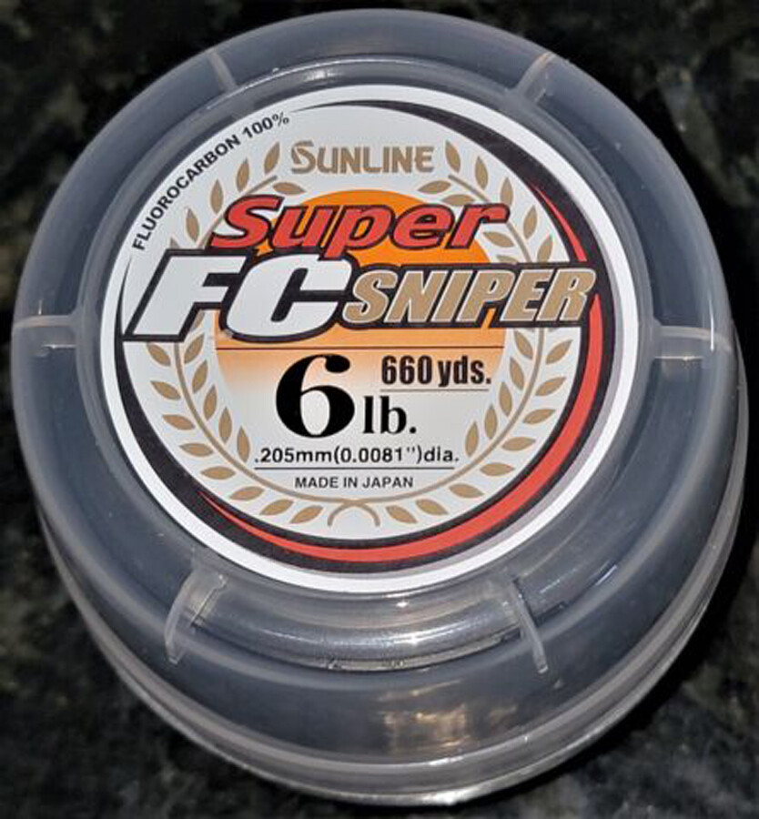 Sunline FC Sniper Fluorocarbon Clear Fishing Line 660 YD Bulk Spool Any LB Test