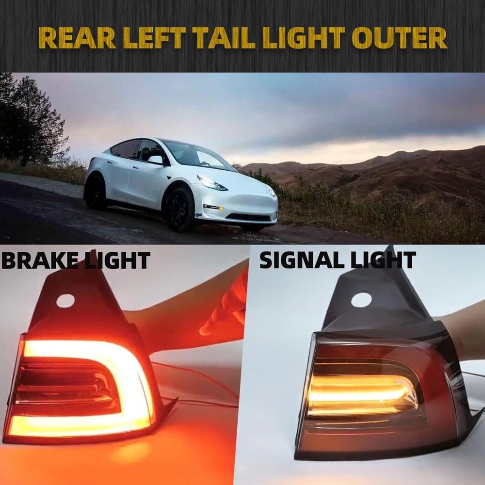 Dasbecan Rear Left Outer Tail Light Assembly Led Lamp Compatible With 2021 2022