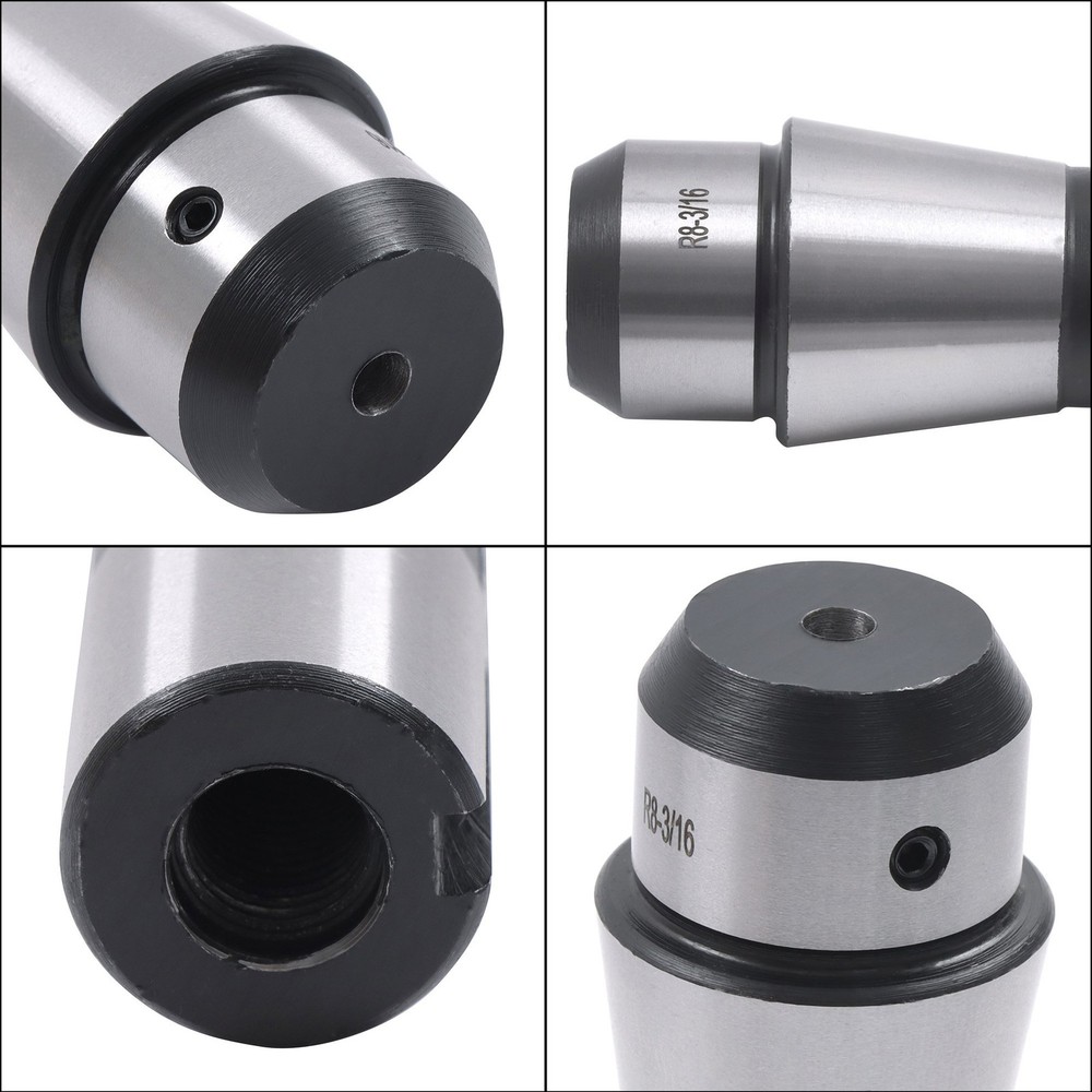 3/16" Precision R8 End Mill Holder Adapter For Machines Adaptor Tool Milling