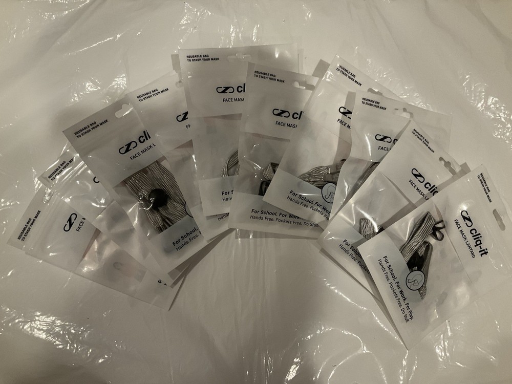CLIQ-IT Face Mask Lanyard (10 Pack)