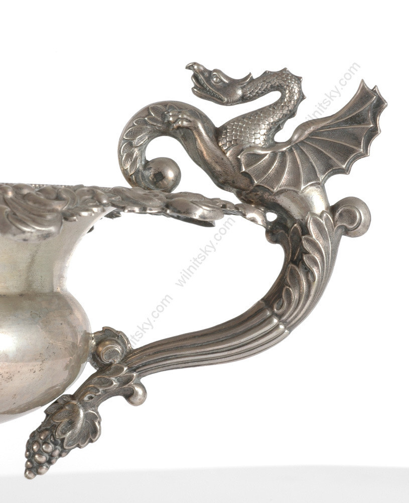 Russian (?) silver vase, 19th century