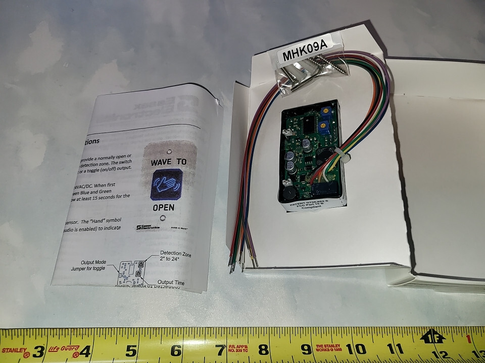 HEW-2SQ-DPDT Hand-E-Wave HEW-2S Touchless Exit Essex Electronics
