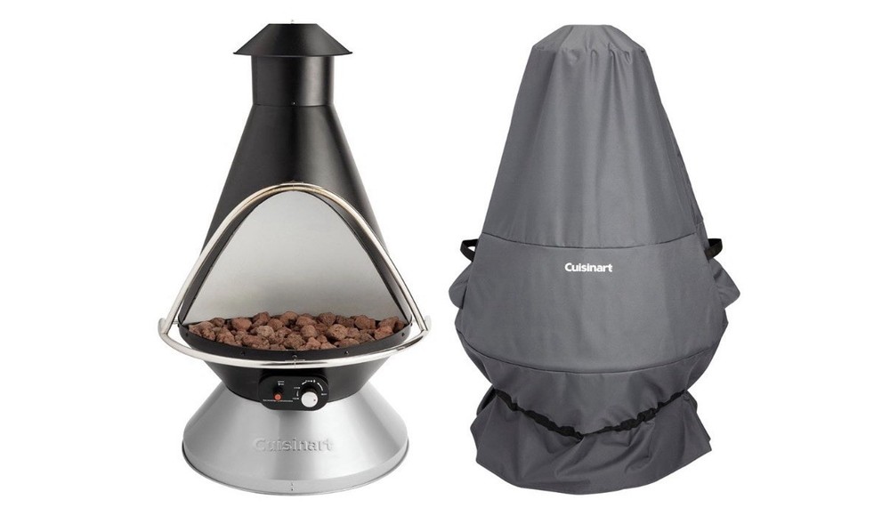 Cuisinart Chimnea Propane Fire Pit Bundle Firepit - New In Box!! FREE SHIPPING!!