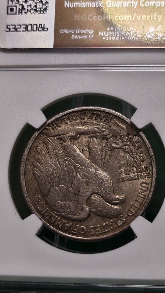 1934 Walking Liberty Half Dollar 50c MS62