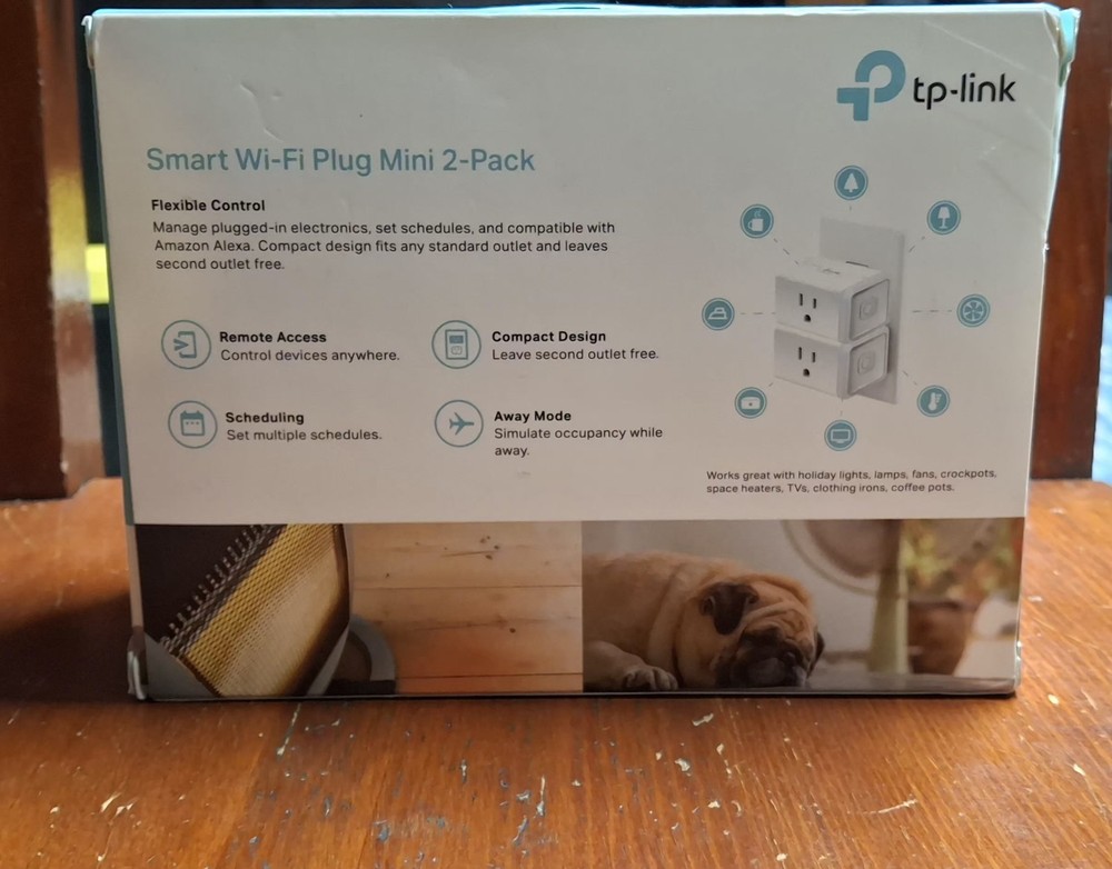 TP Link HS105 Kit Smart Wifi Plug Mini 2 Pack, Unopened