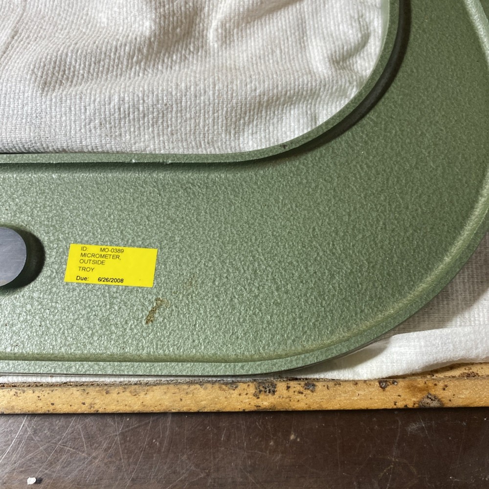 Mauser 10-11” Outside Micrometer With Case & Standard