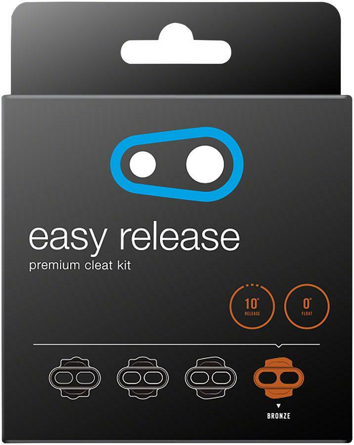 Crank Brothers Easy Release Cleats: 0-Degree Float 10-Degree Release Angle
