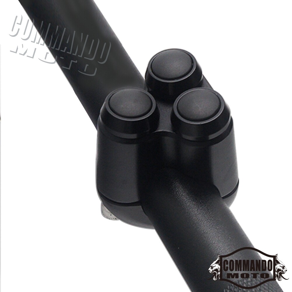 3 Button 7/8" Handlebar Control M-Switch For Harley Cafe Racer Bobber Chopper