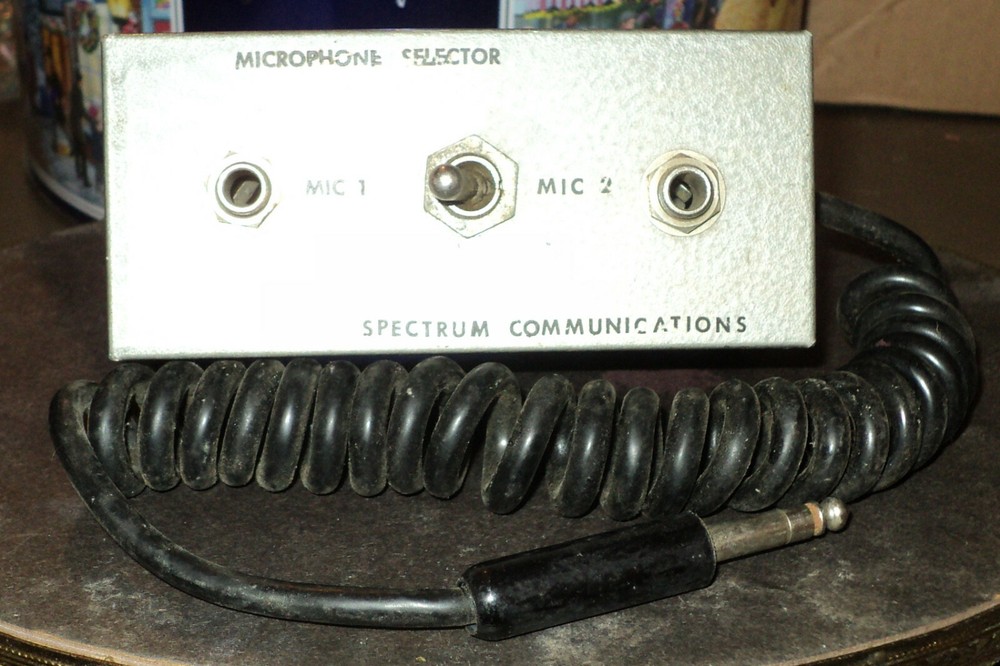 Vintage Spectrum Microphone Selector
