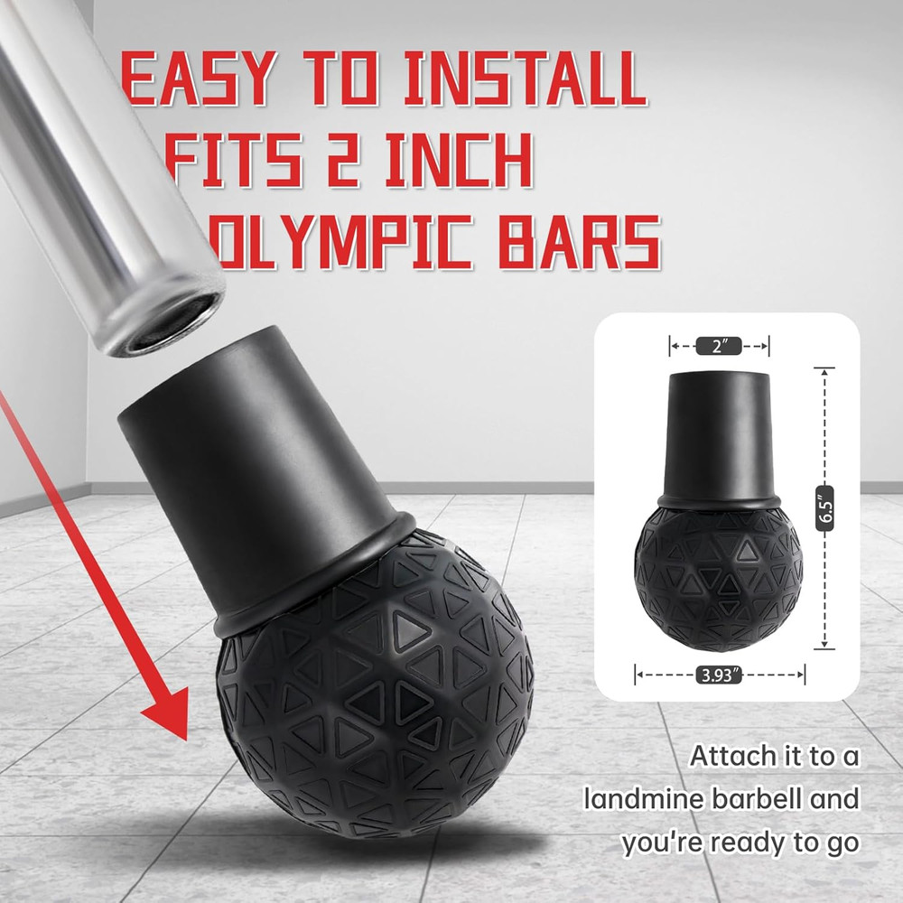 Barbell Landmine Attachment for Presses Rows Split Squats Fits 2" Bars