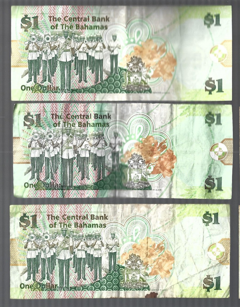 Bahamas ❤️💥assorted 22 spendable notes ... Total: $169 ✨✌️ lot #5210