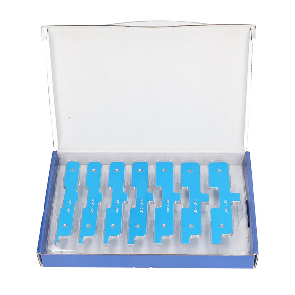 7Pcs Router Table Setup Bar Set Up Block Tool Kit For Cutting Milling