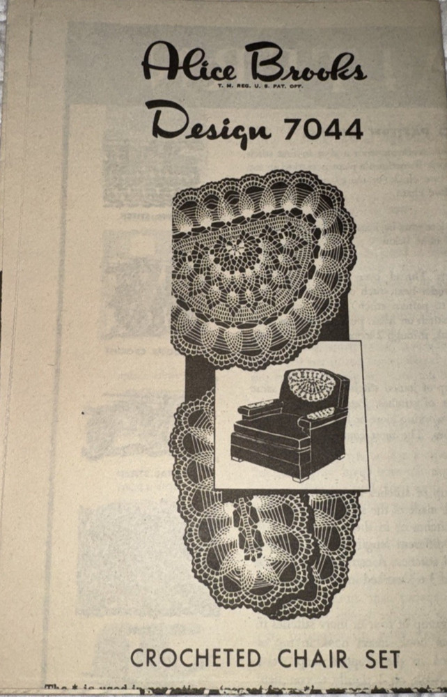 Choice Vintage Original Alice Brooks Crotchet Patterns