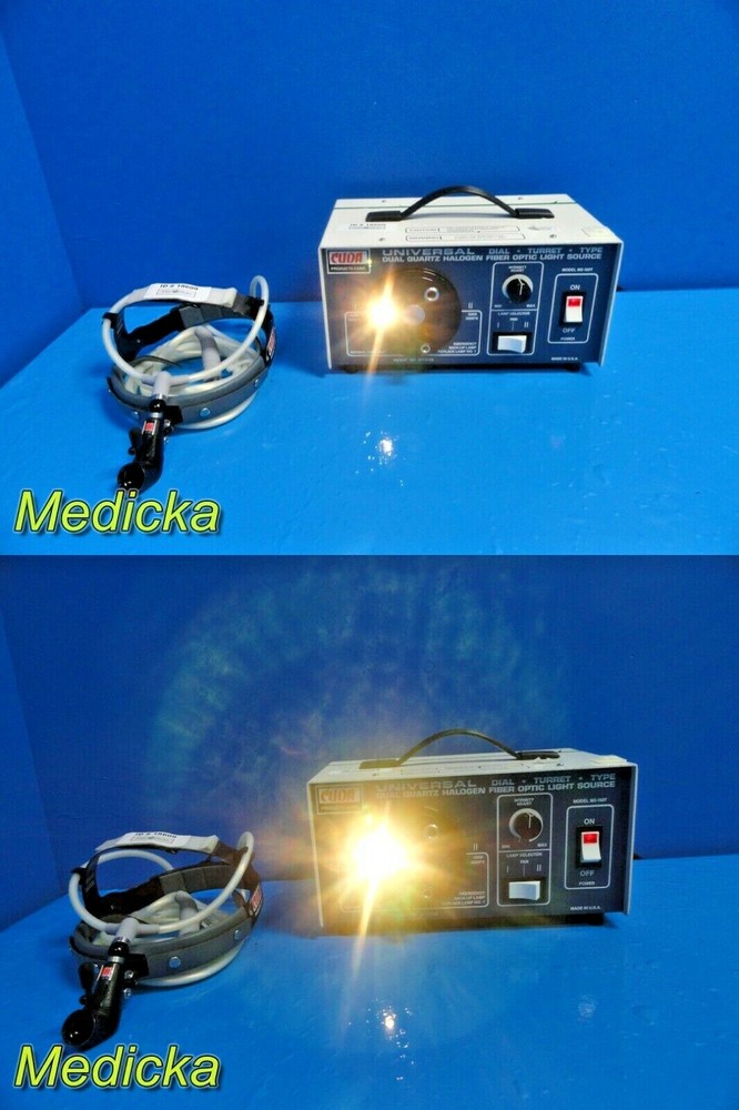 CUDA Products M2-150 Universal Dual Quartz Halogen Light Source W/Head-Set~18609