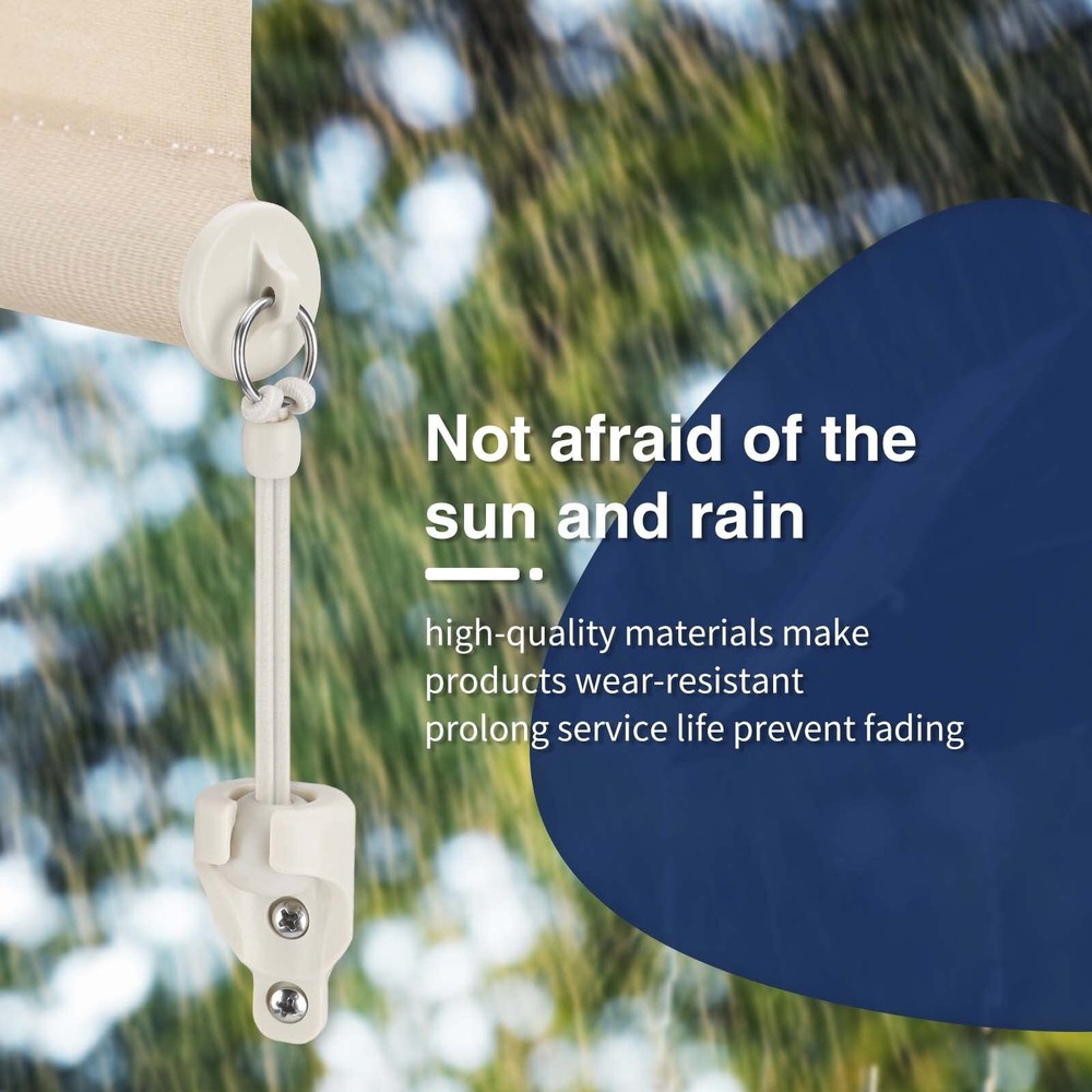 Universal Shade Bungee Tie Downs Replacement Partscompatible With Coolaroo Exter