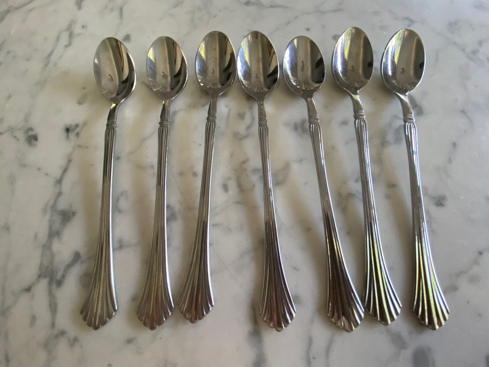 Cambridge Stainless flatware in Tracy pattern 7 pieces long teaspoon spoon