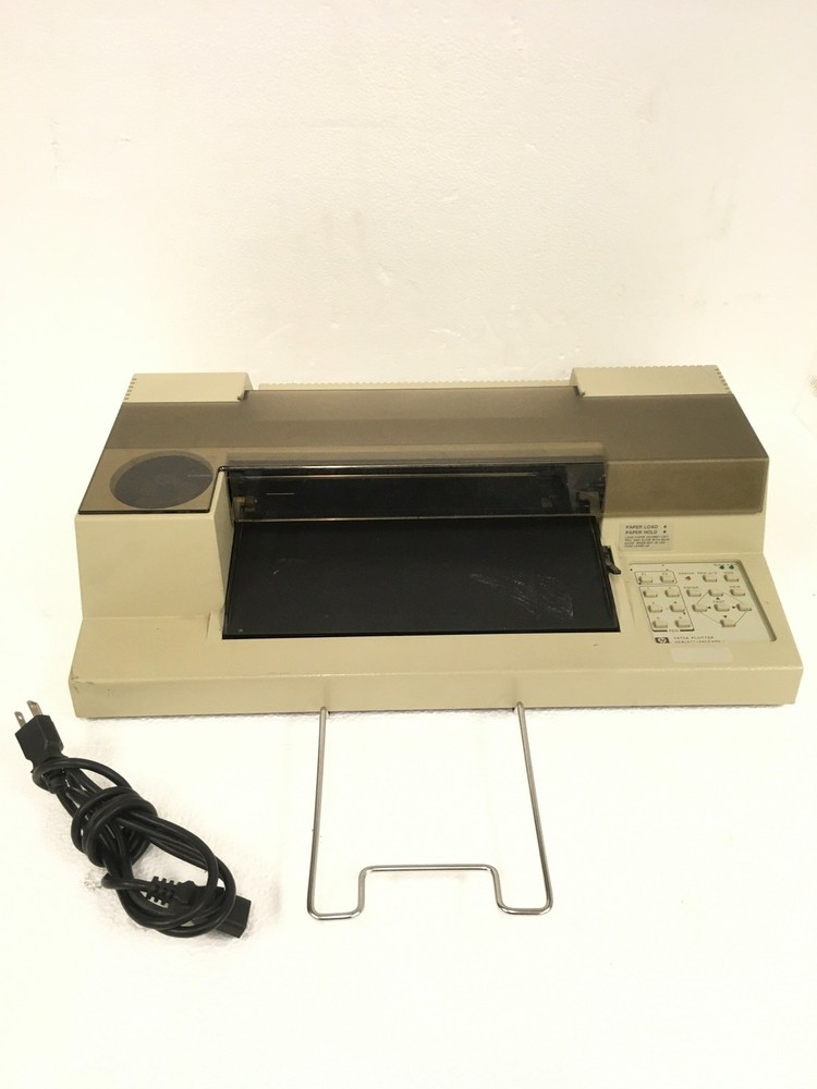 Hewlett-Packard HP 7475A Graphics Plotter Printer w/Power Cord, WORKS FREE SHIP