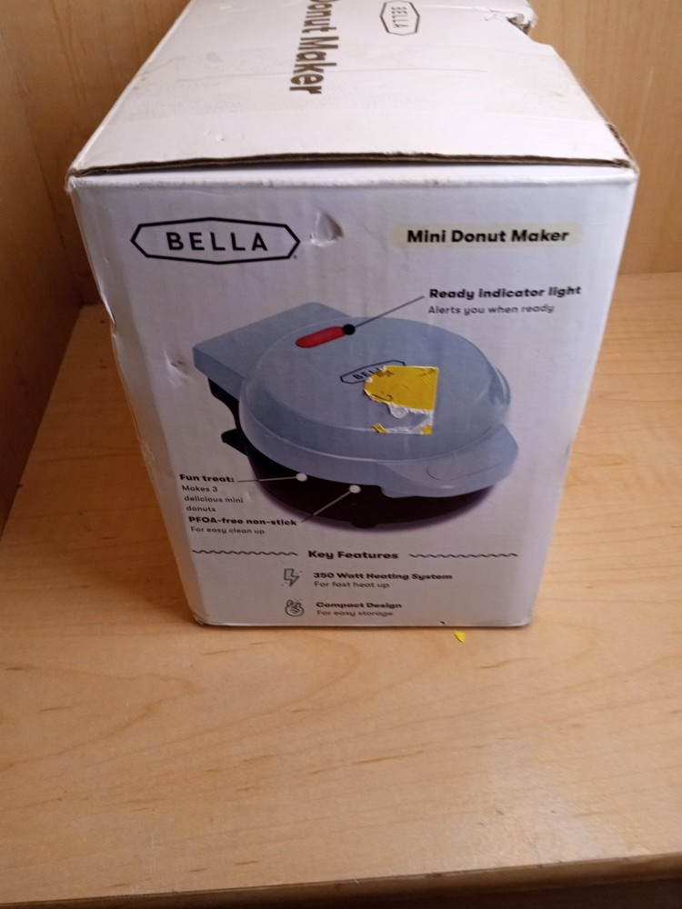 Bella Mini Donut Maker 2017 New In Box Never Used