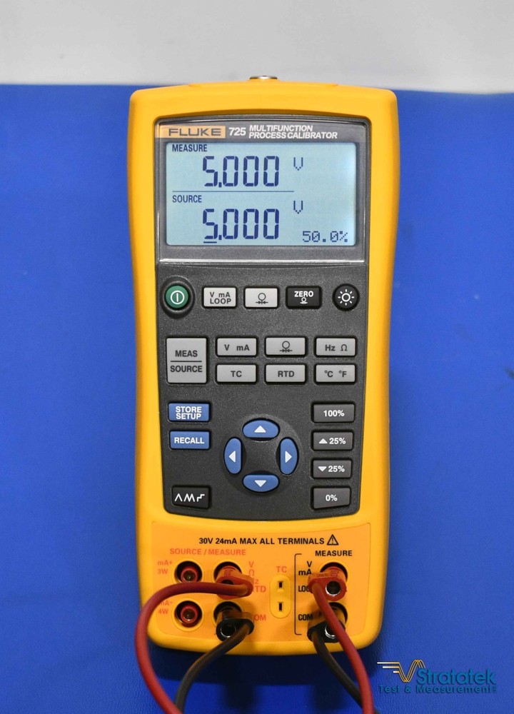 Fluke 725 Multifunction Process Calibrator - NIST Calibrated with Data