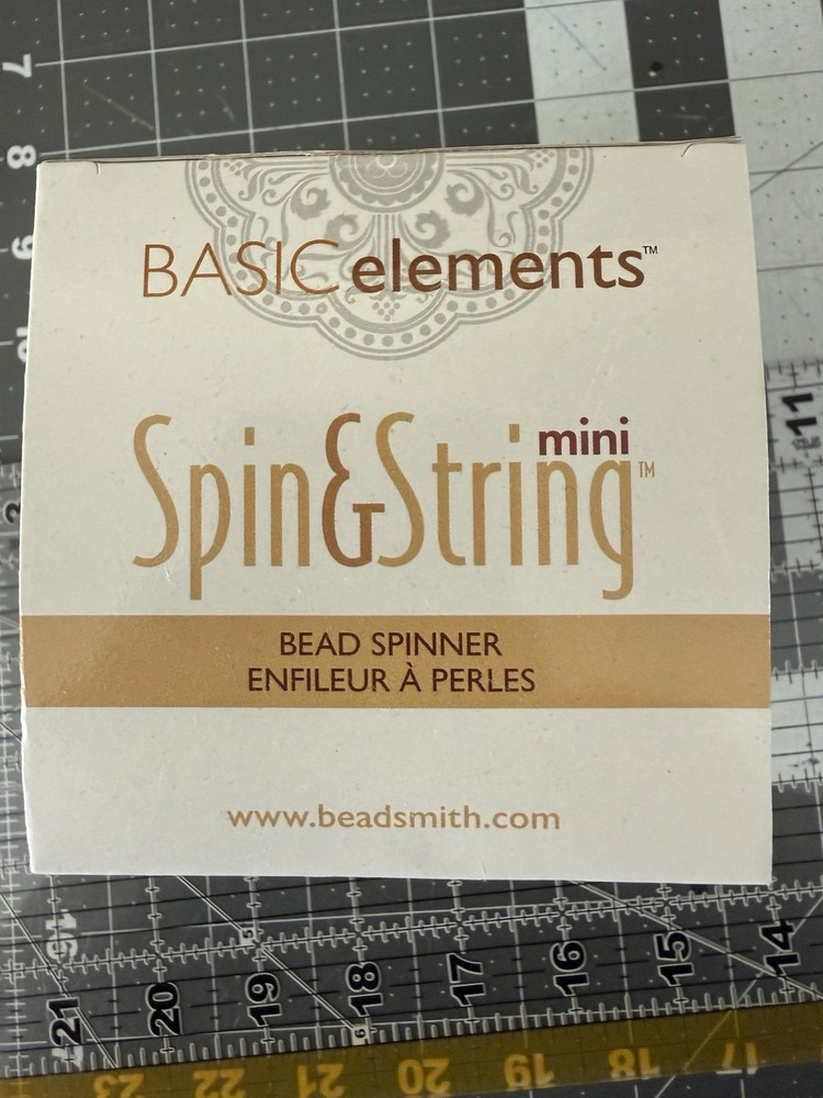 Bead Spinner Spin & String (SW16) Mini Wooden Bead Stringing Tool Beadsmith