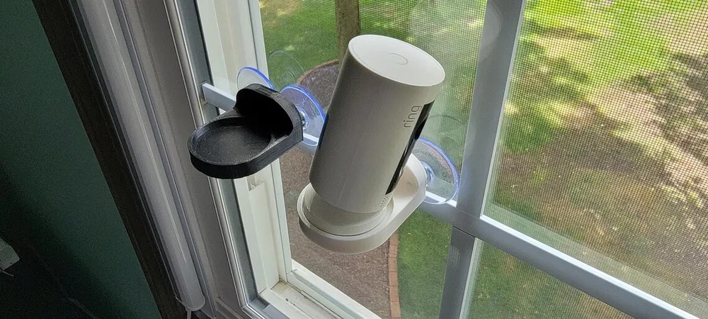V2 Window Mount for Ring indoor camera with Suction Cups