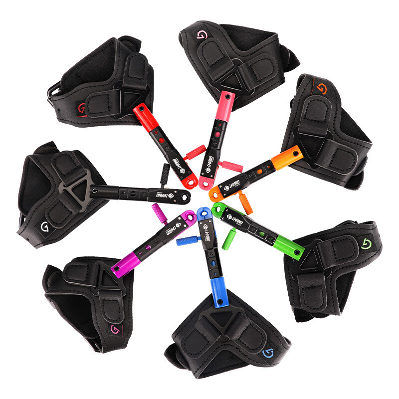 Adjustable Archery Wrist Release Aids Strap Compound Bow Trigger Caliper Hunting