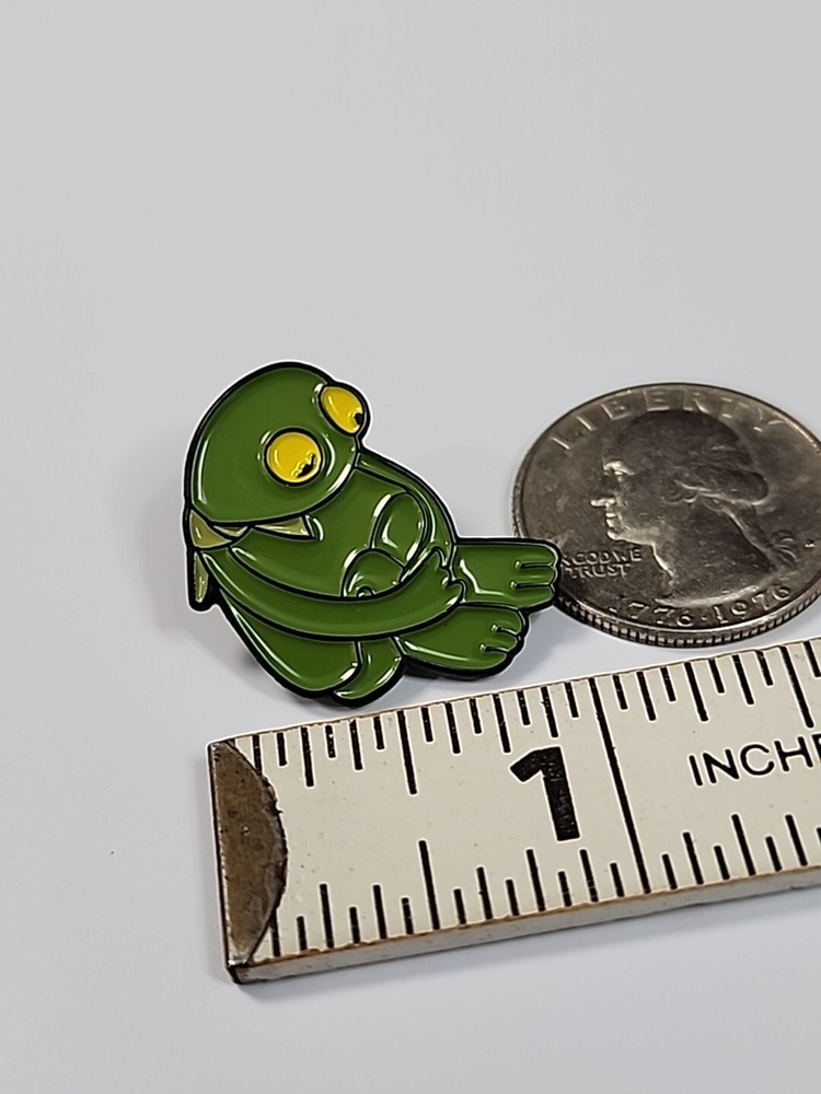 Kermit Sad Frog Meme Lapel Pin