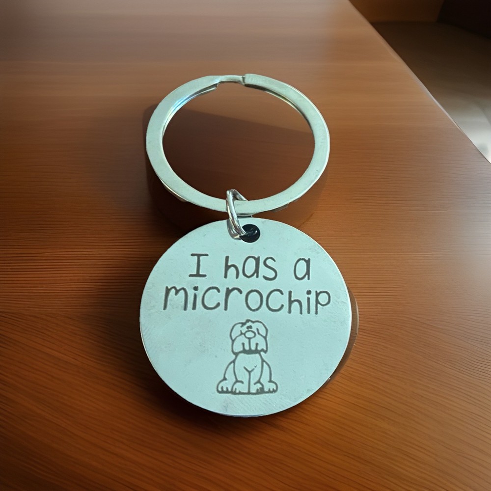 I Has A Microchip Dog Tag