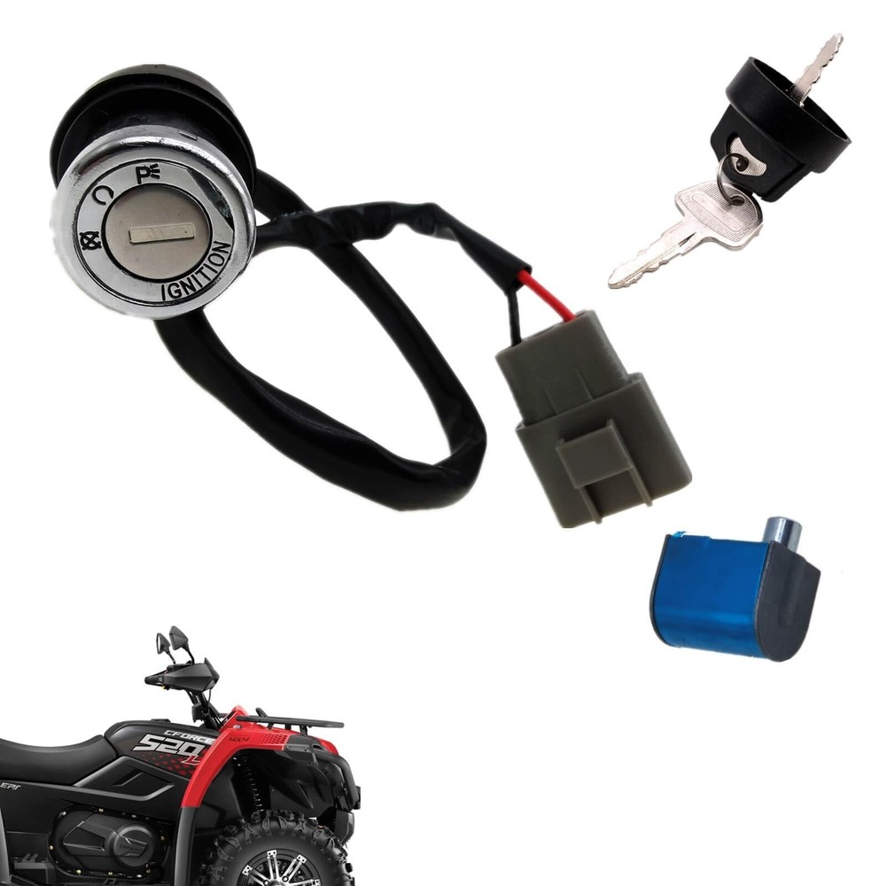 Ignition Switch with Key for CFMOTO CFORCE 400, CFORCE 500 ATV Ignition Lock ...