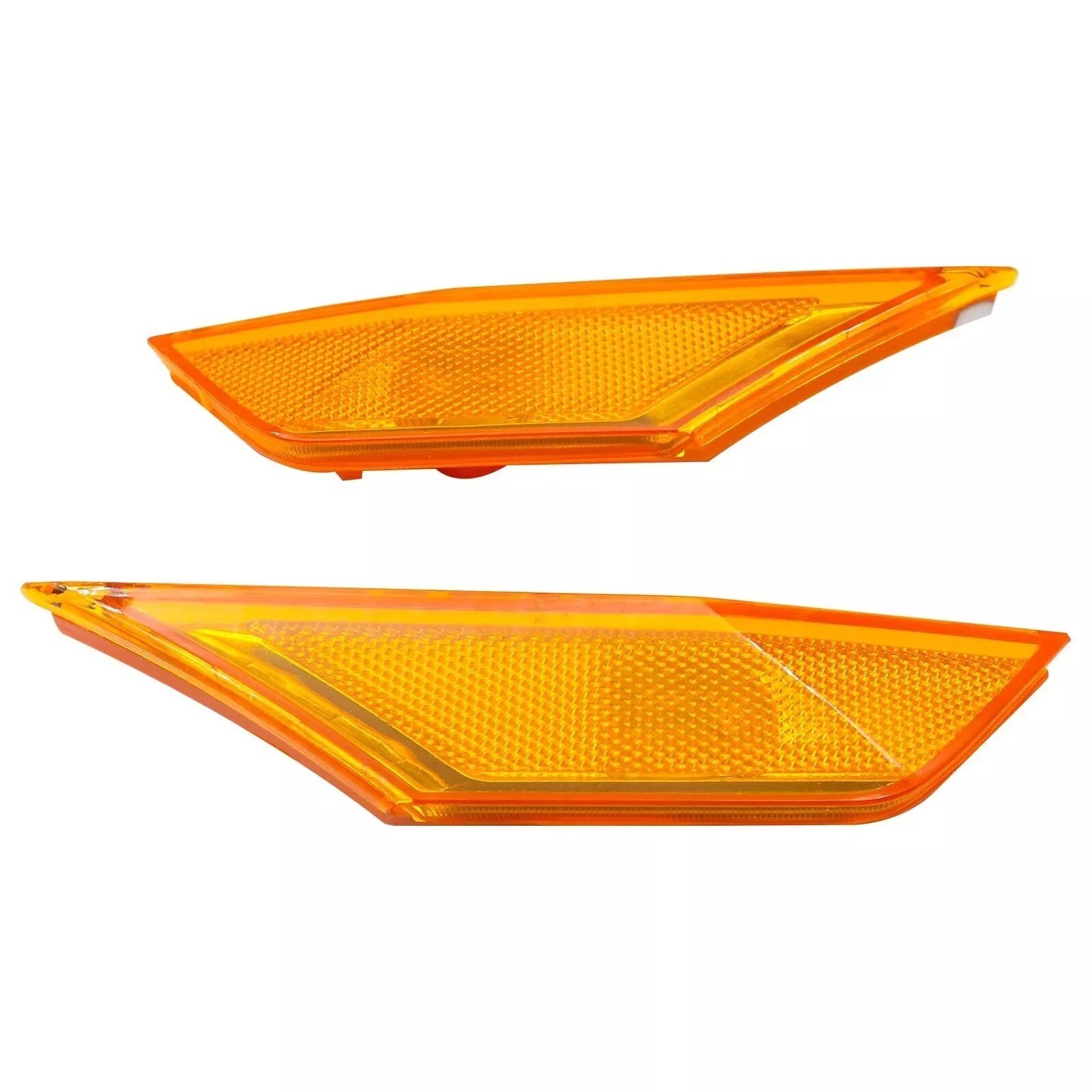 Front Side Marker Lamp Set For 2016-2021 Honda Civic LF & RF Reflector With Bulb