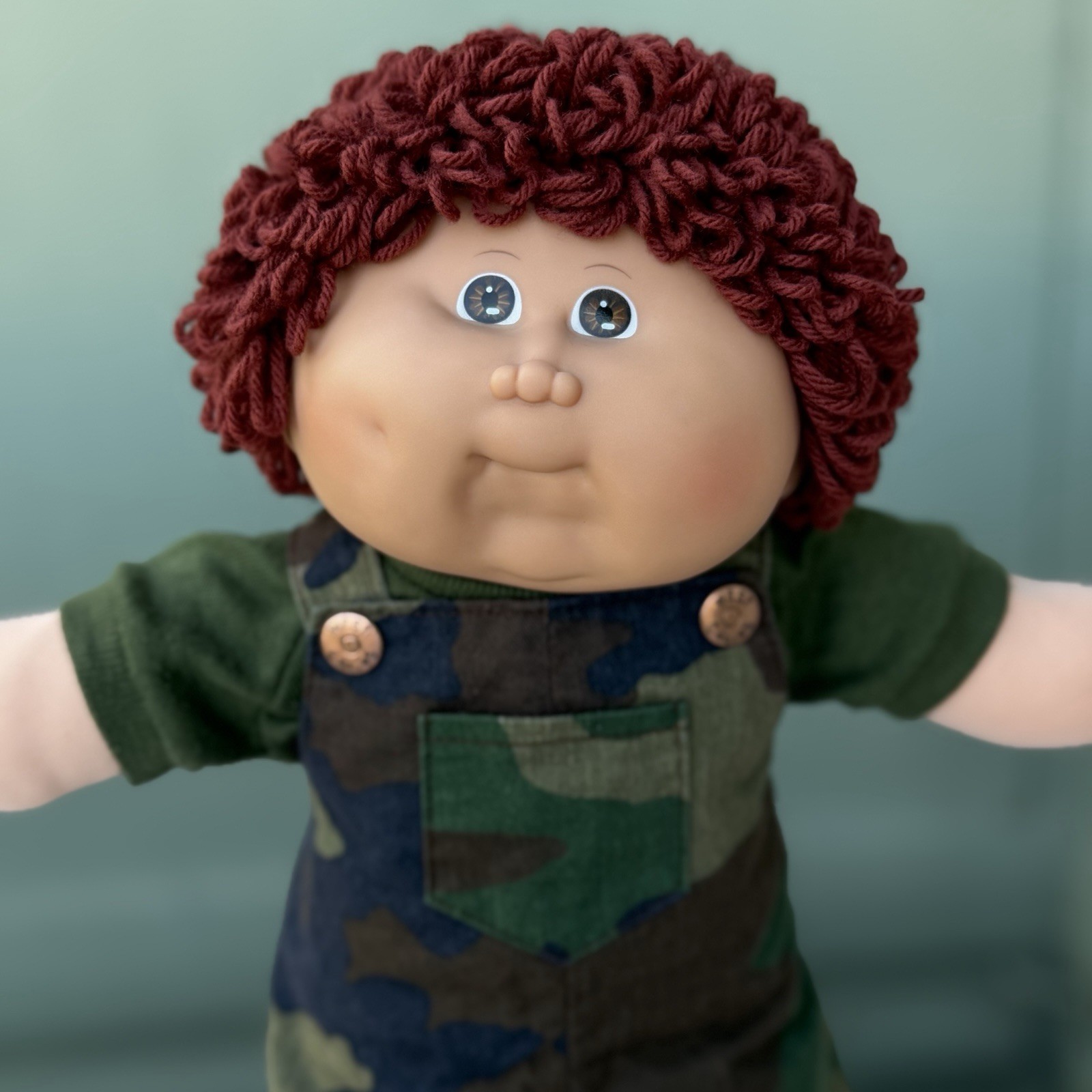 1986 Cabbage Patch Kids HM14 KT Factory Auburn Hair Brown Eyes Gorgeous Boy!🤎