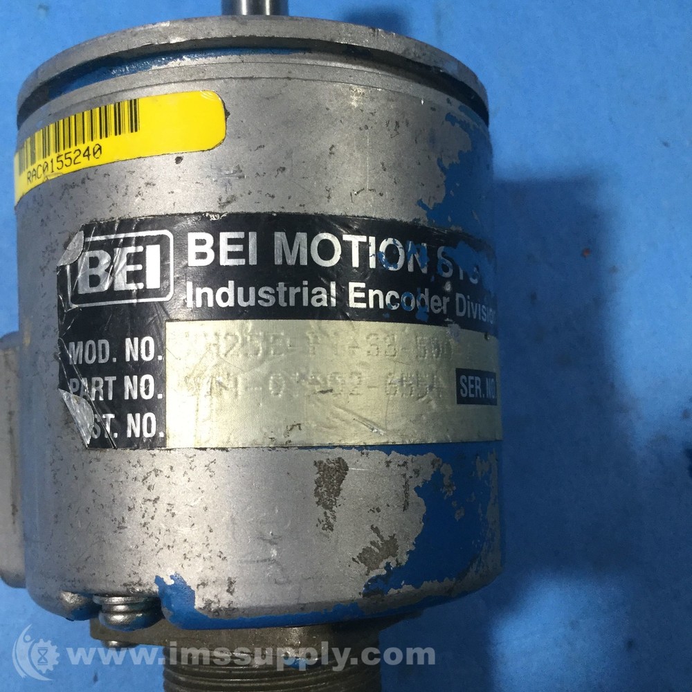 BEI Motion Systems XH25E-P1-SS-500-ABZC-7406B-LED-EM18-3 Encoder USIP