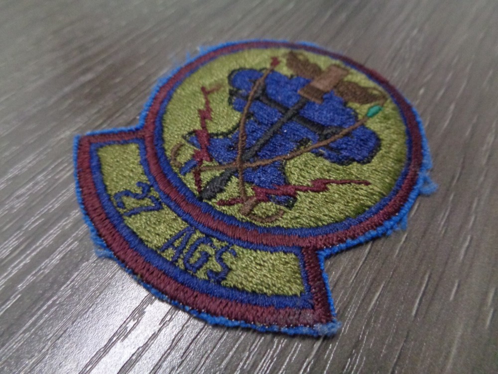 27th AGS Military Patch COLOR