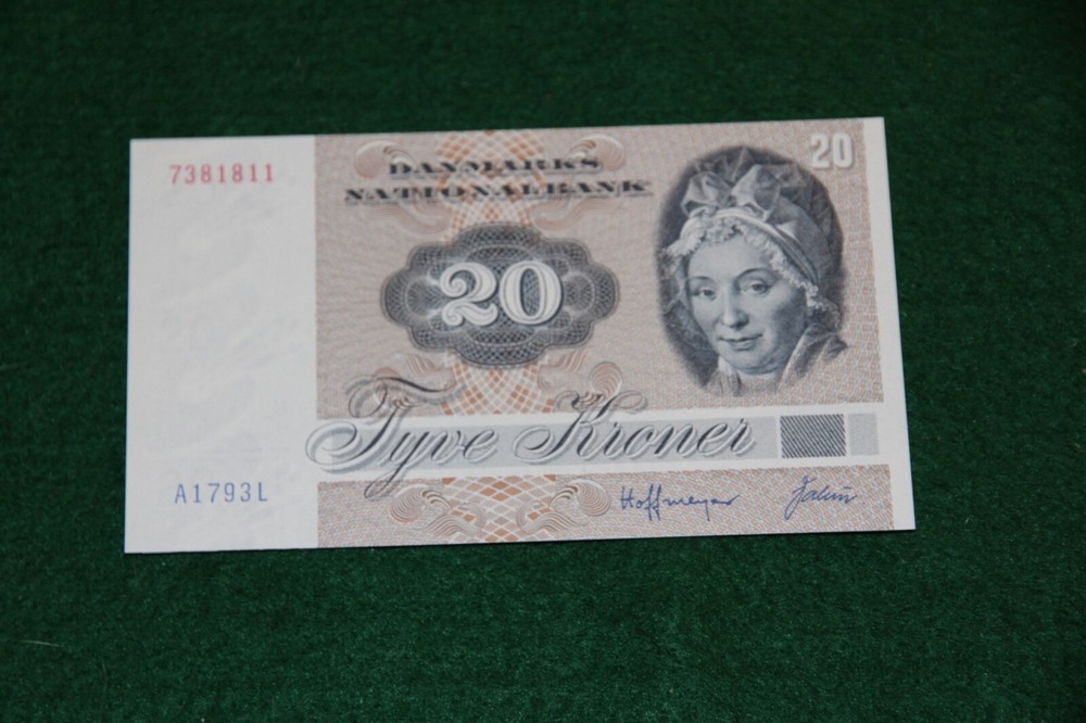 DENMARK 20 Kroner 1979, P-49a, UNC