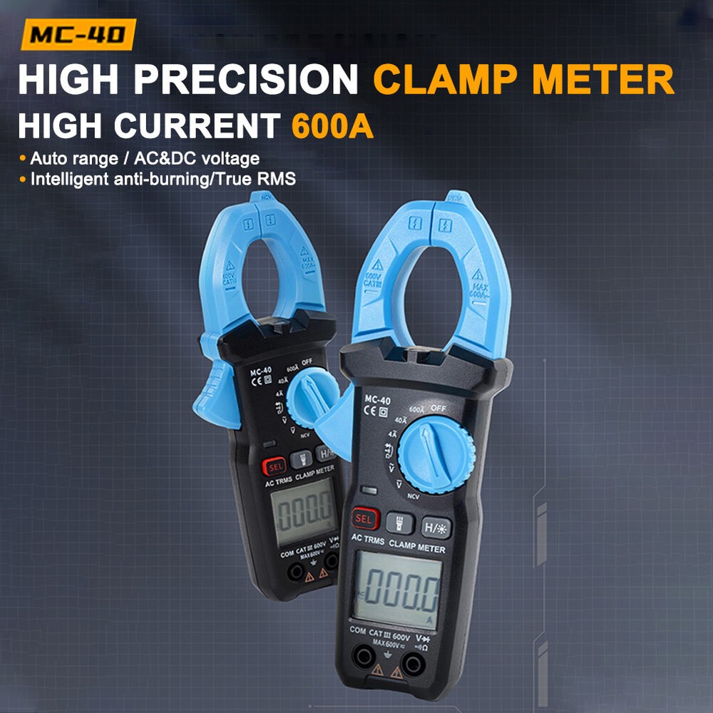 Digital Multimeter Tester AC DC Ohm Test 6000 Counts Auto Range LCD Handheld New