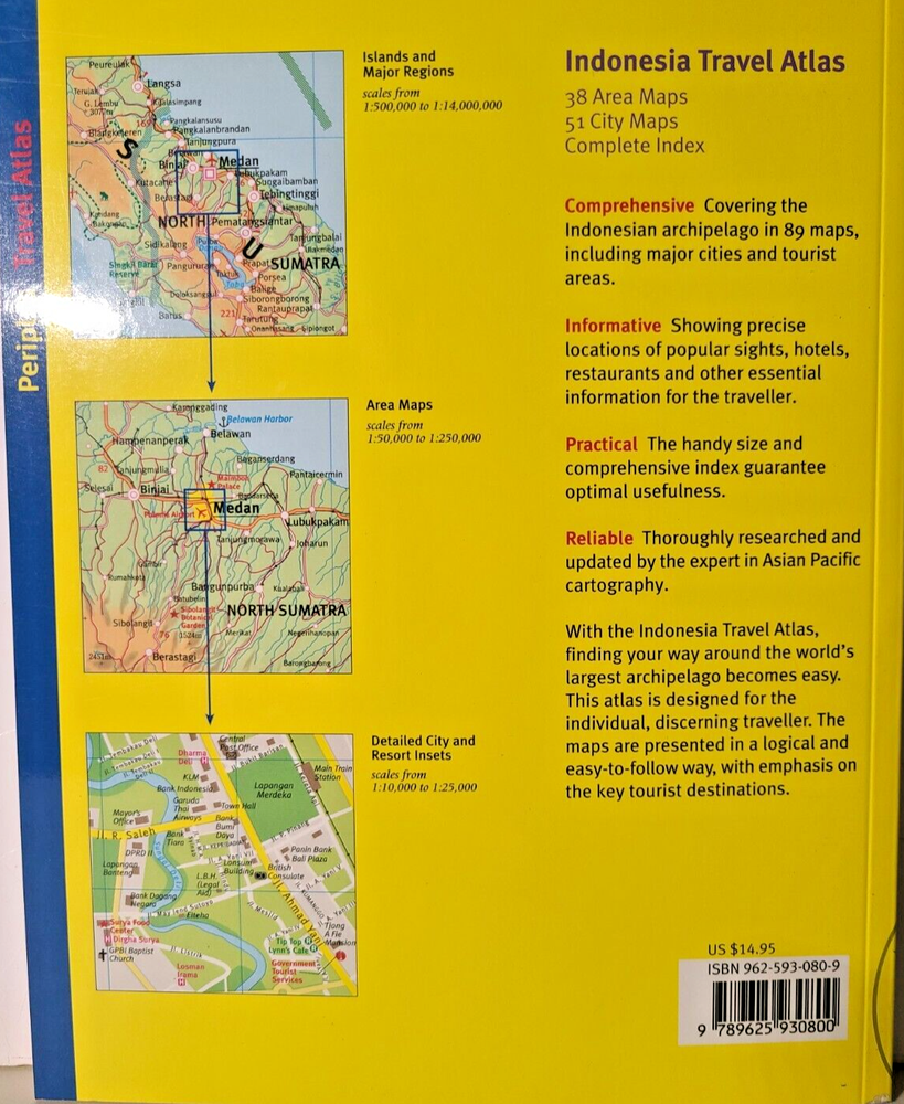 Indonesia Travel Atlas by Periplus