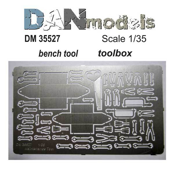 Dan Models 35527 New Bench Tool Toolbox Scale New in Box 1/35