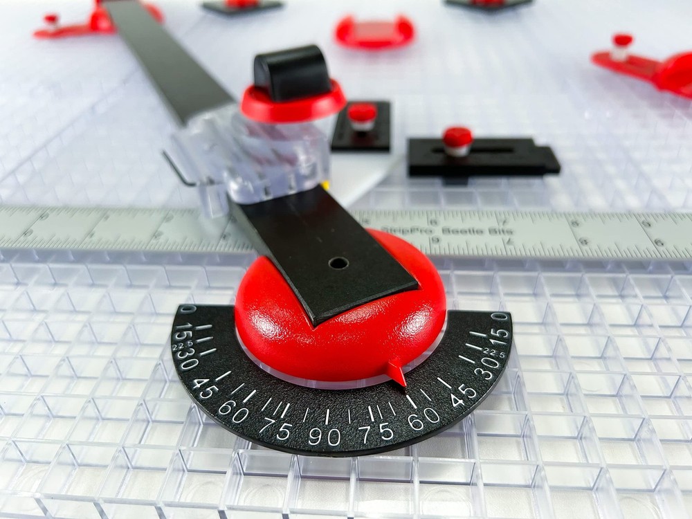 Ultra Beetle Bits Everything Glass Cutting System - Complete with 6-Pack Waff...