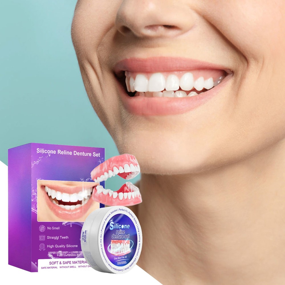 Silicone Denture Reliner Kit User-Friendly Denture Repair Kit Denture Kit