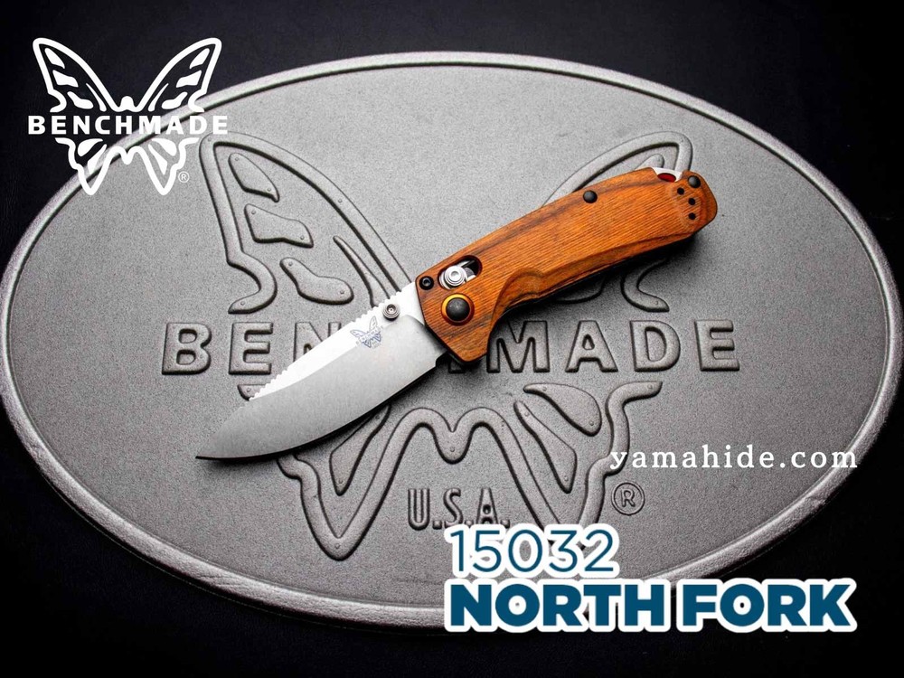 Benchmade North Fork Stabilized Wood 15032