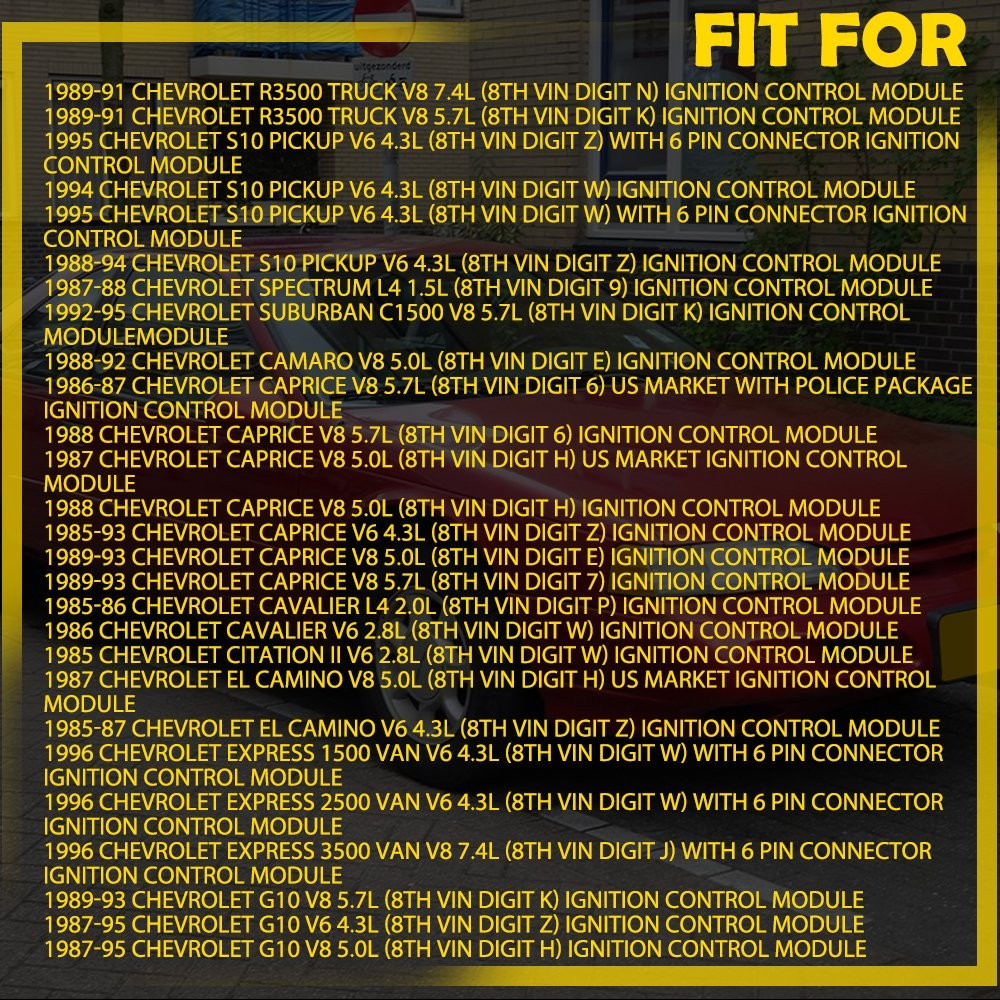 Ignition Control Module For 1992-96 Ford E250 E350 E150 Van 1992-96 Ford F150 US